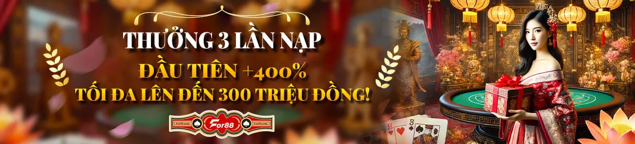 FOR88 ⭐️ Nhà Cái FOR88.COM Chính Thức ⭐️ Đăng Ký Tặng +88K Thưởng 3 lần nạp đầu lên đến 300 triệu đồng